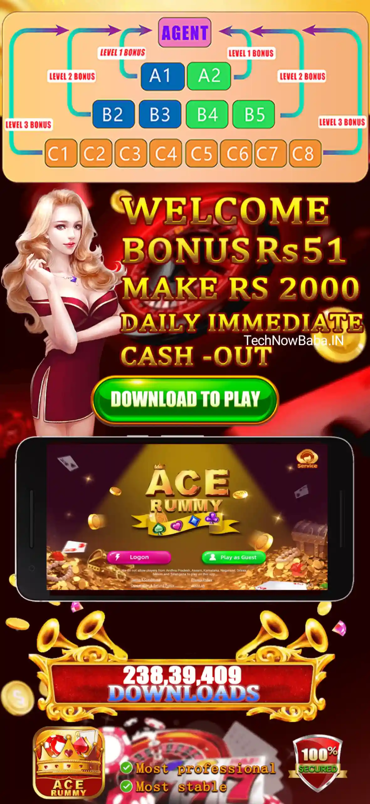 ace Rummy - Super Rummy App vs All Rummy App