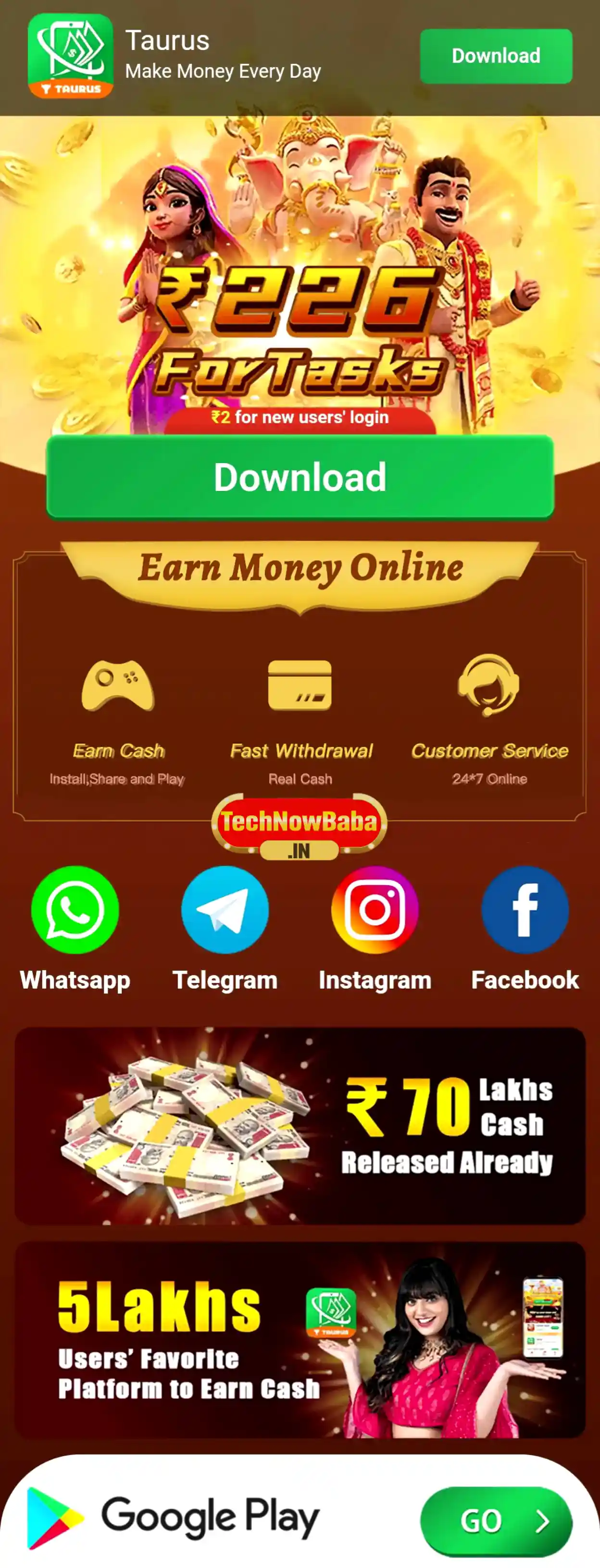 taurus Cash App Download Tech Now Baba