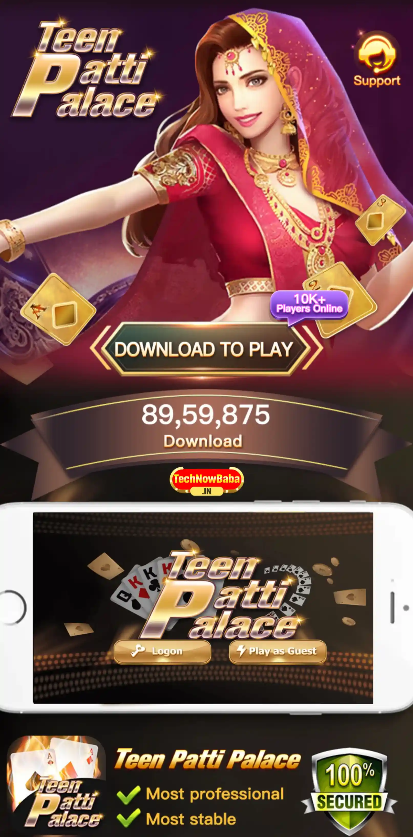 Teen Patti Palace Apk TechNow Baba