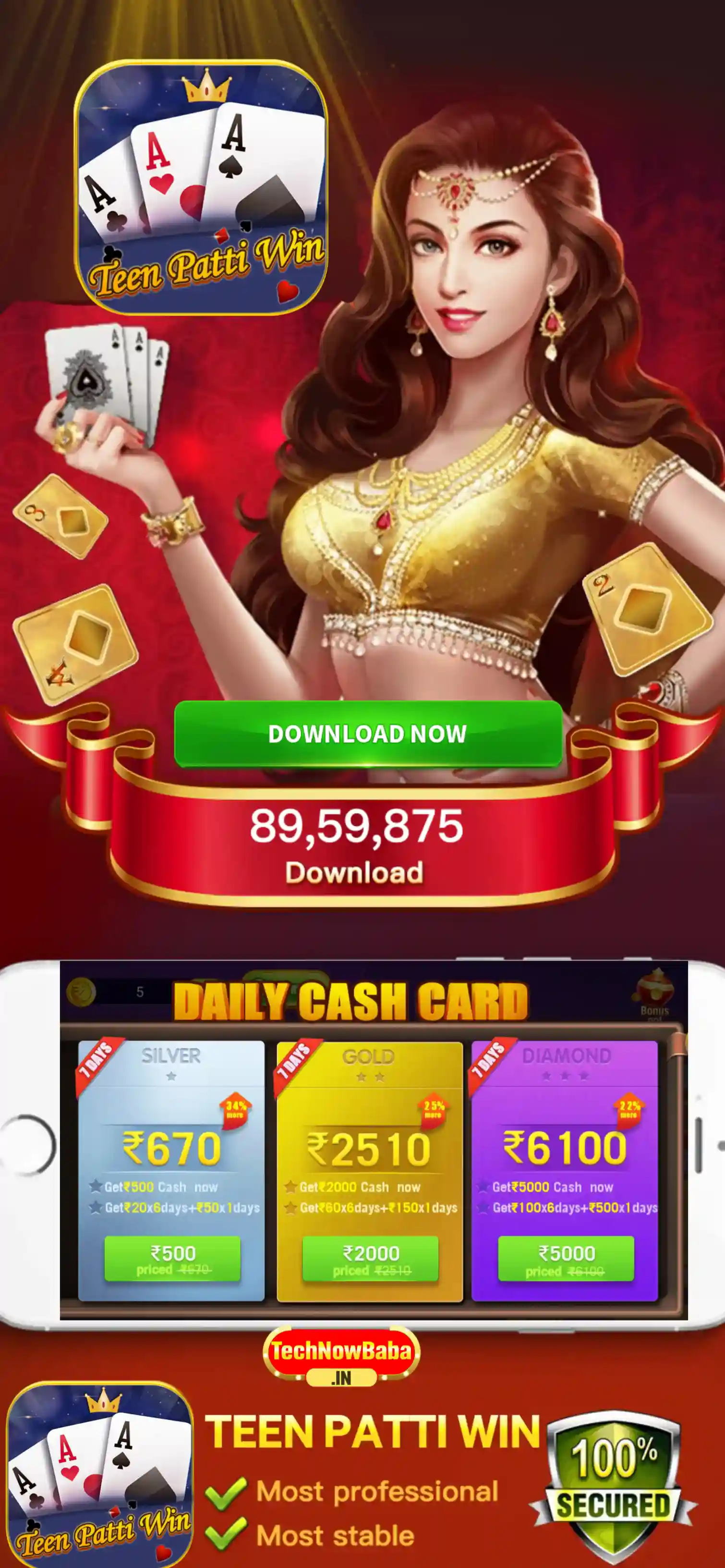 Teen Patti Win App Download Tech Now Baba